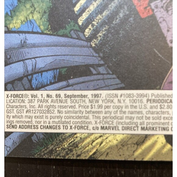 X-Force: Set of No. 66, 68, 69, & 72 Marvel Comics (1997) - Picture 12 of 14